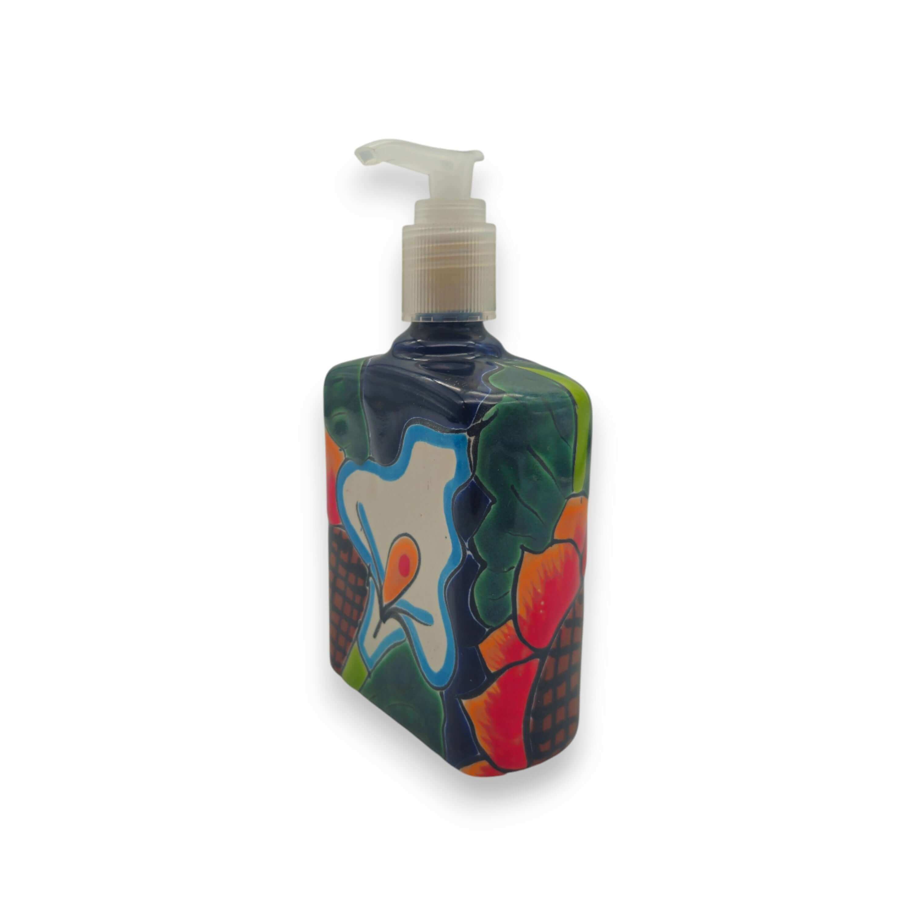 Sunflower Talavera Soap Pump | Handmade Ceramic Dispenser The Talavera Hub