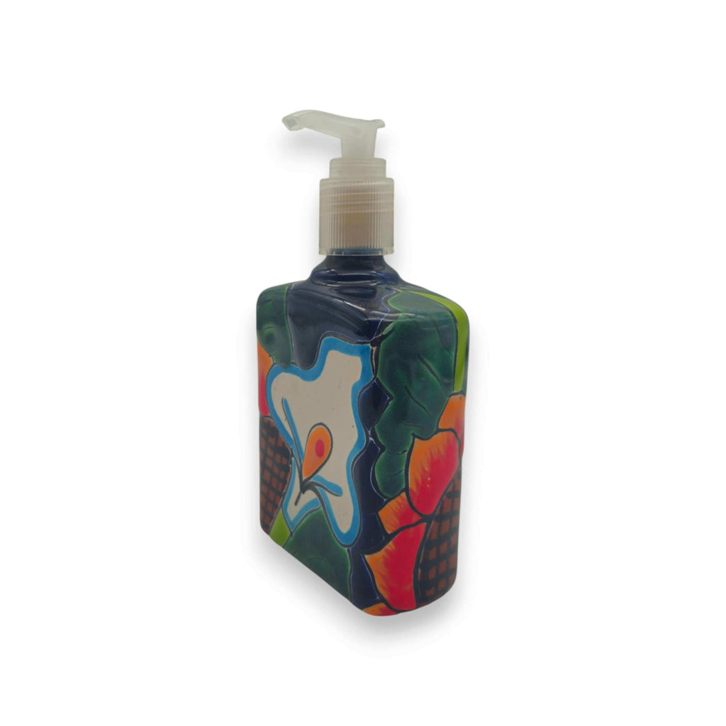 Sunflower Talavera Soap Pump | Handmade Ceramic Dispenser The Talavera Hub