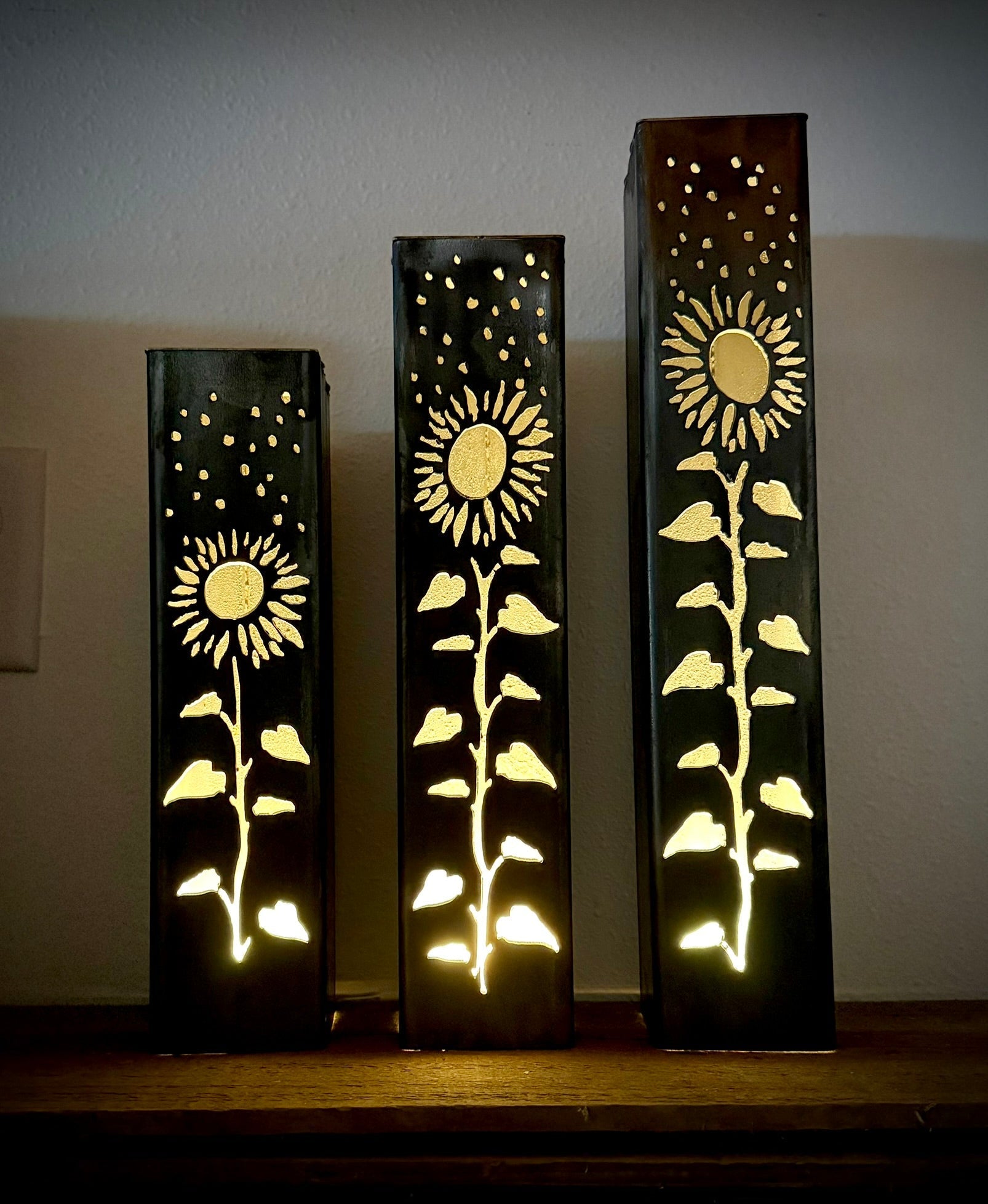 Sunflowers Under the Stars Indoor Luminary | Multiple Sizes Northern Forge, LLC