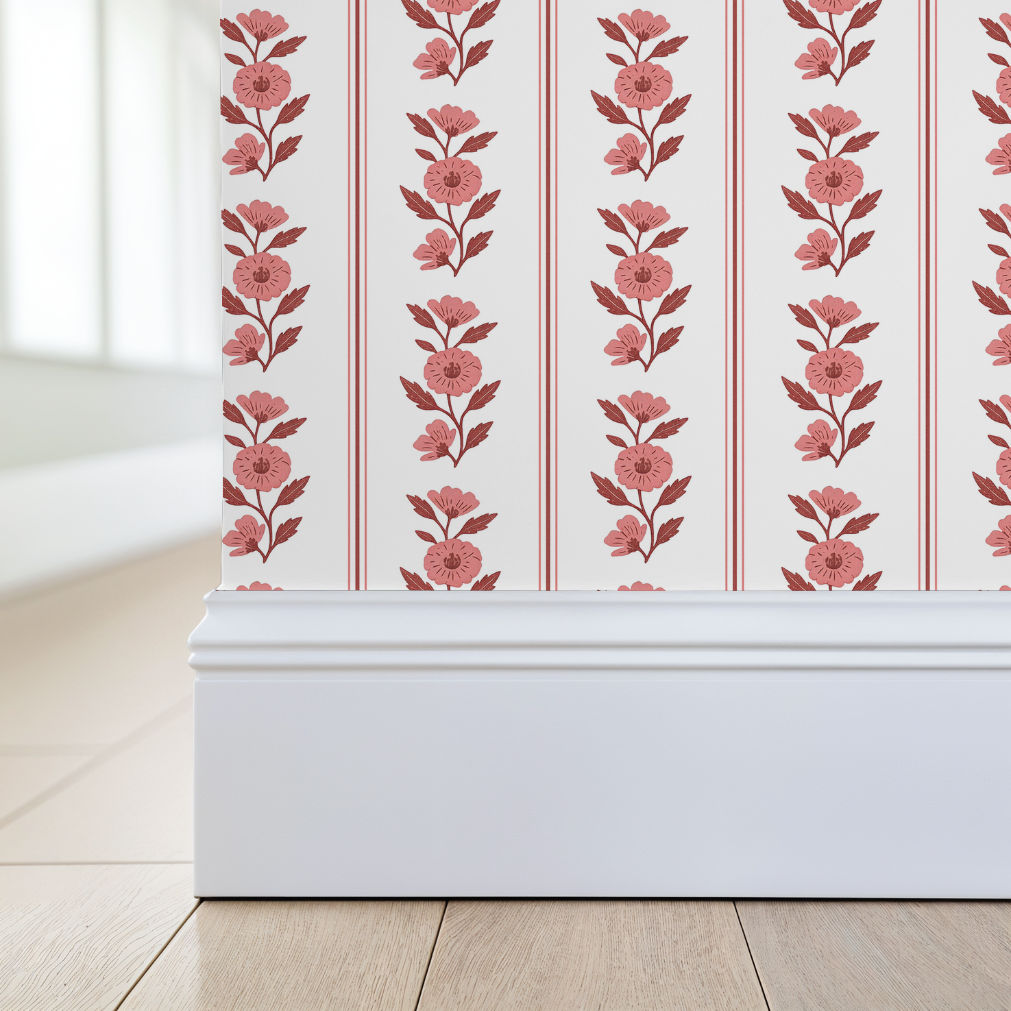 Sweet Josie Stripe (Large) Wallpaper WALL BLUSH