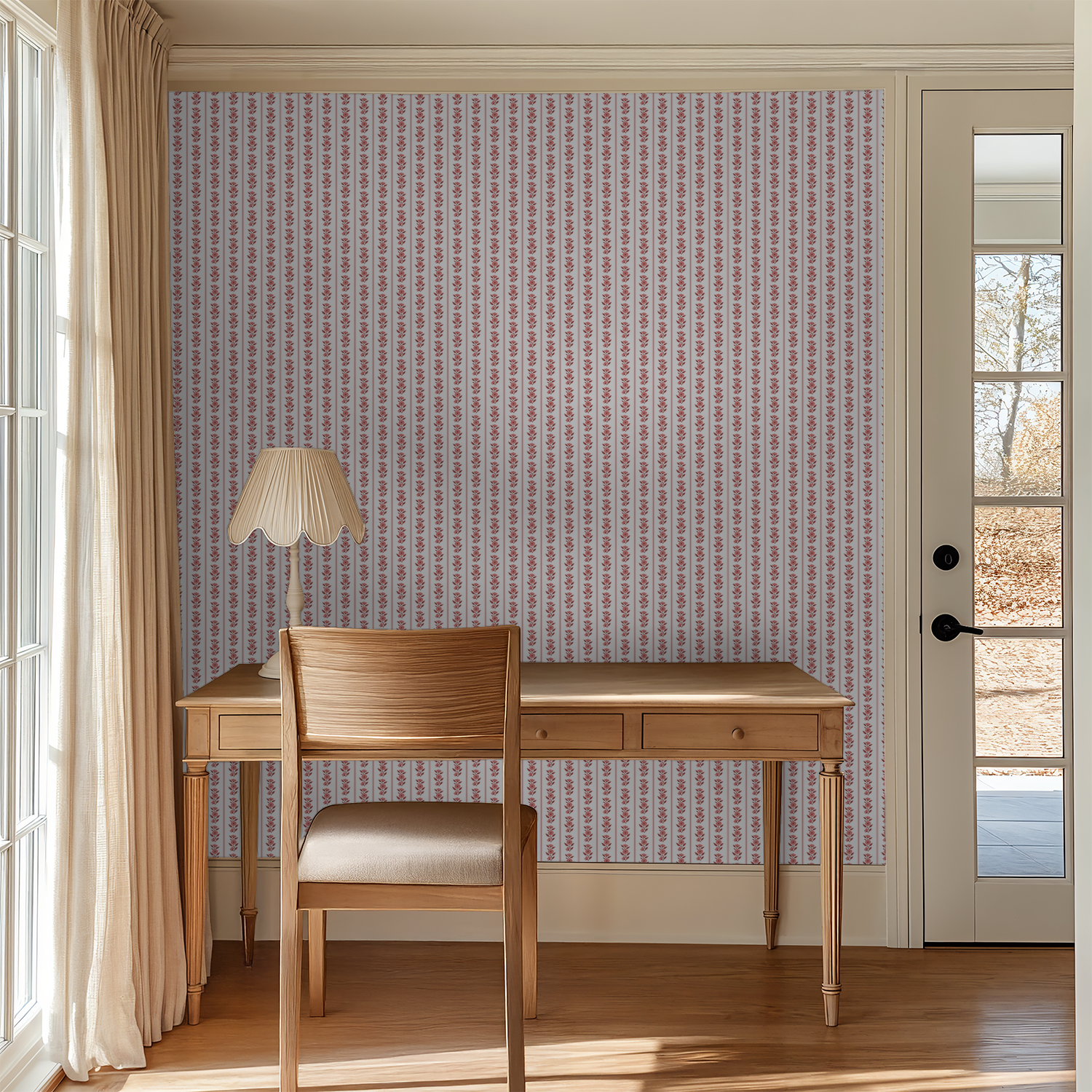Sweet Josie Stripe (Large) Wallpaper WALL BLUSH
