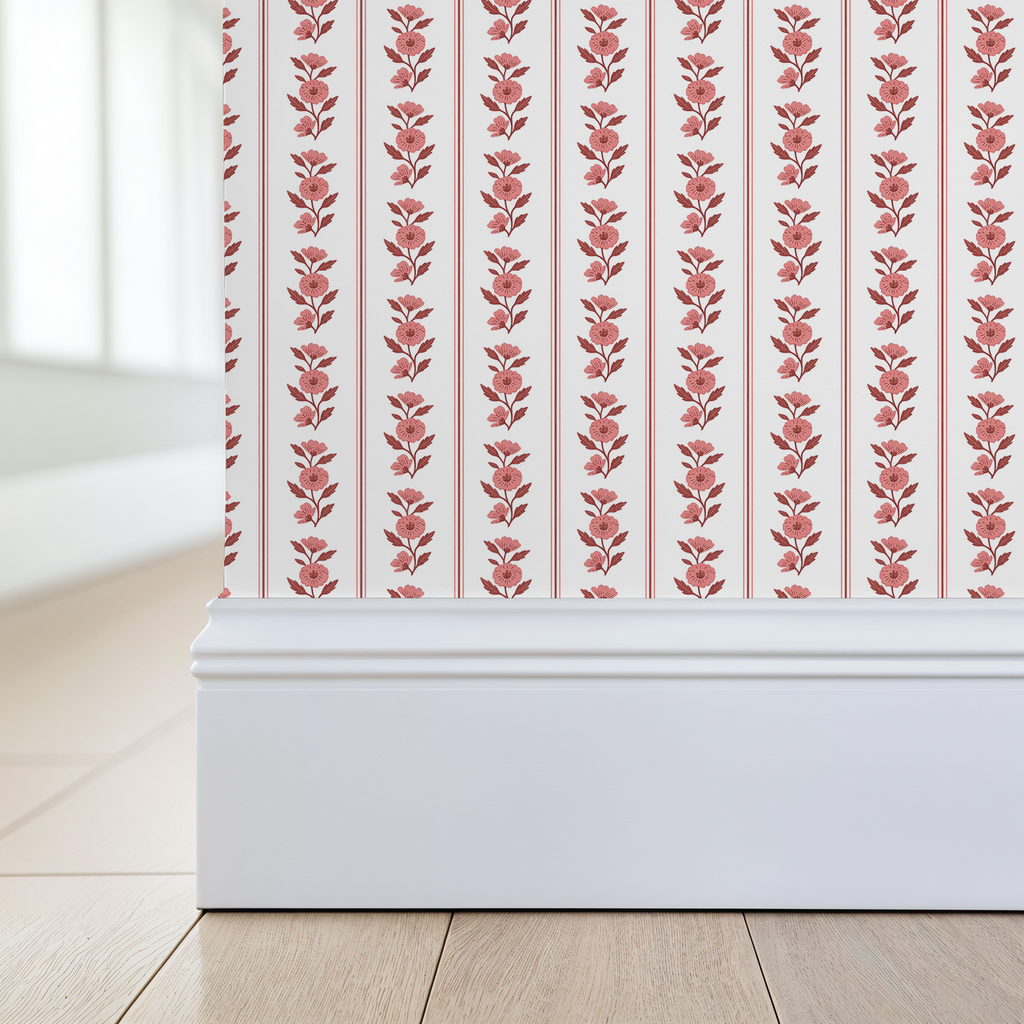 Sweet Josie Stripe (Small) Wallpaper WALL BLUSH