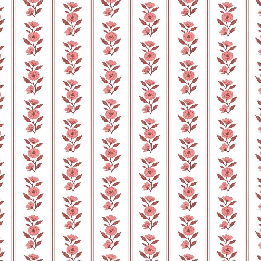 Sweet Josie Stripe (Large) Wallpaper WALL BLUSH