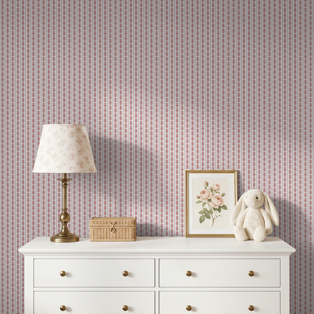 Sweet Josie Stripe (Small) Wallpaper WALL BLUSH