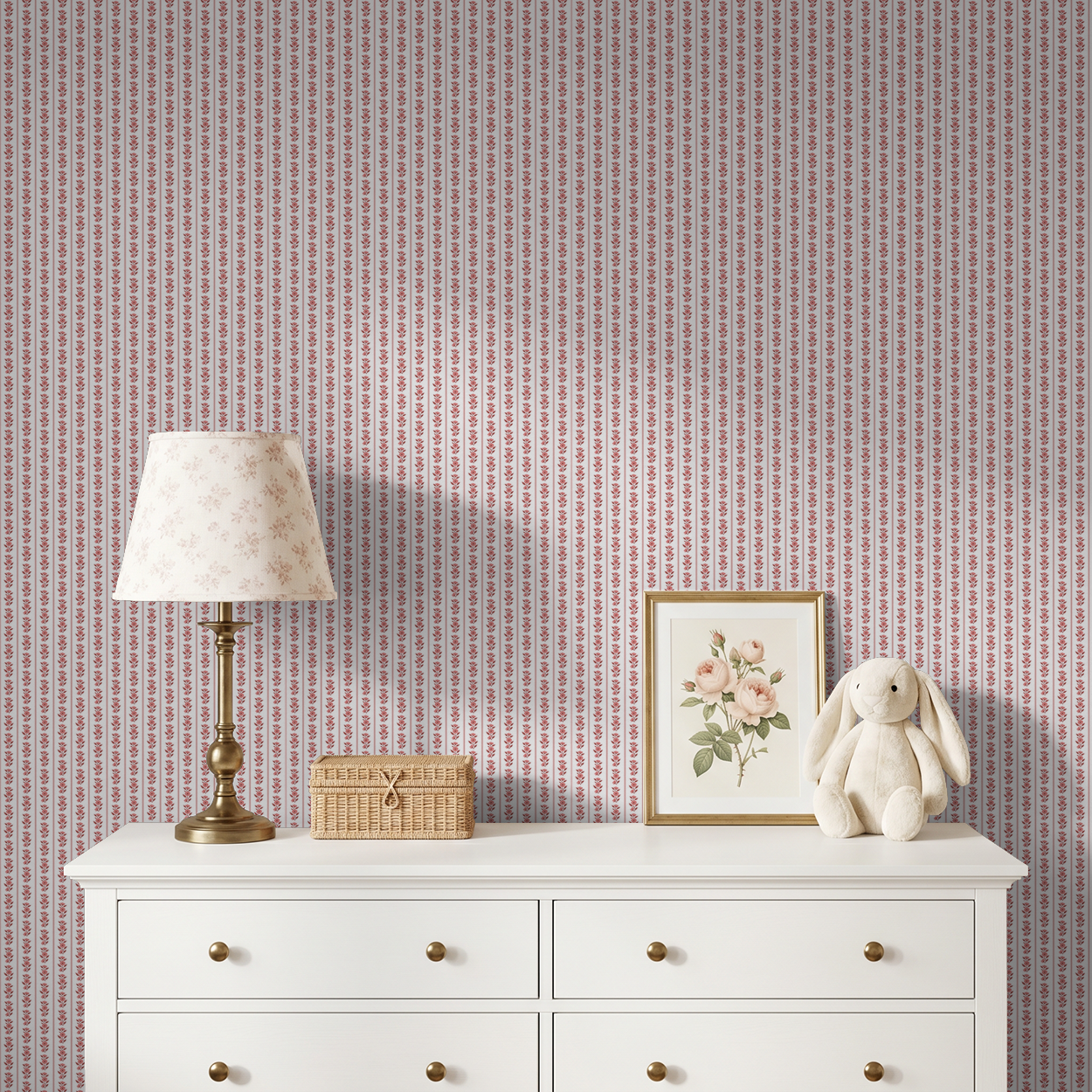 Sweet Josie Stripe (Small) Wallpaper WALL BLUSH