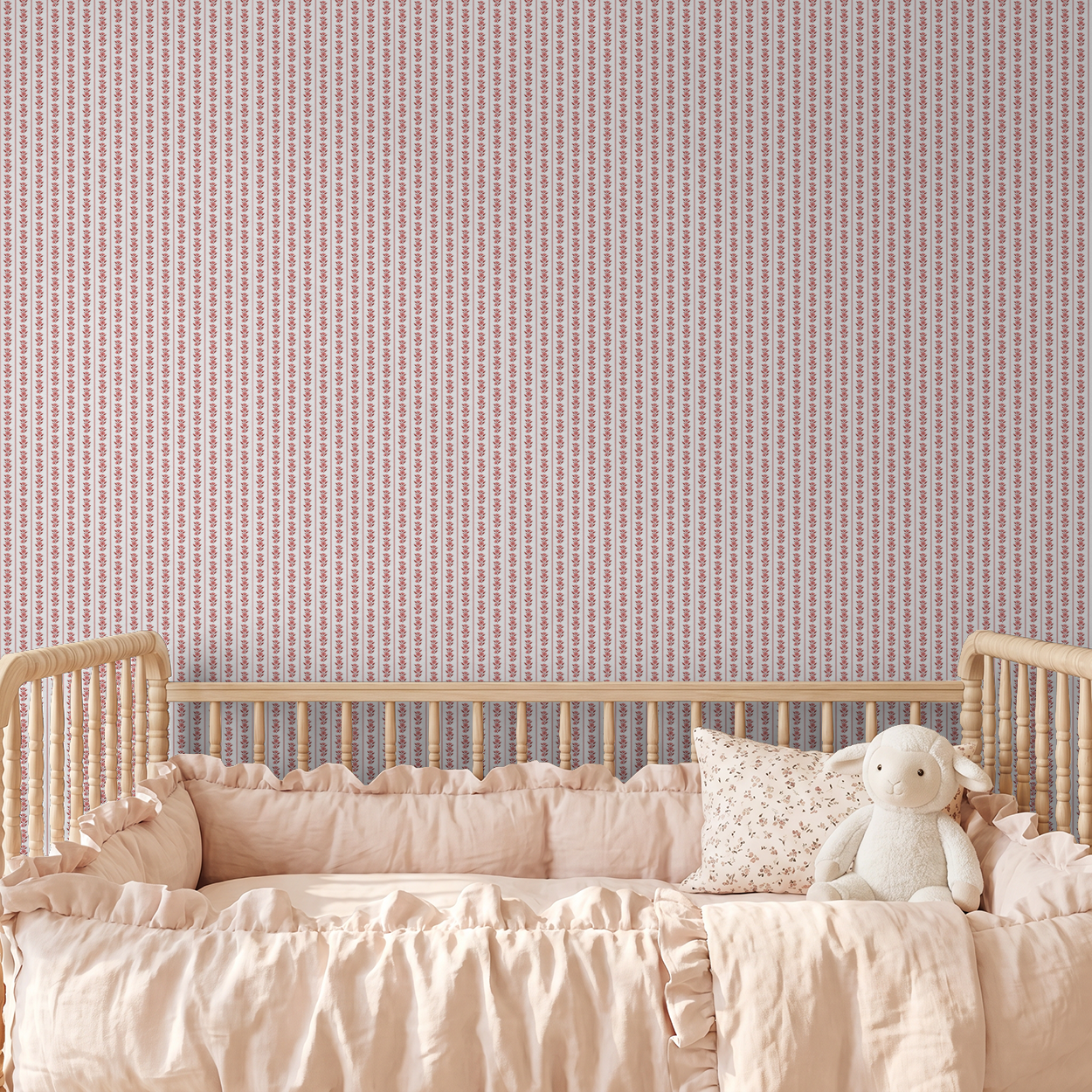 Sweet Josie Stripe (Small) Wallpaper WALL BLUSH