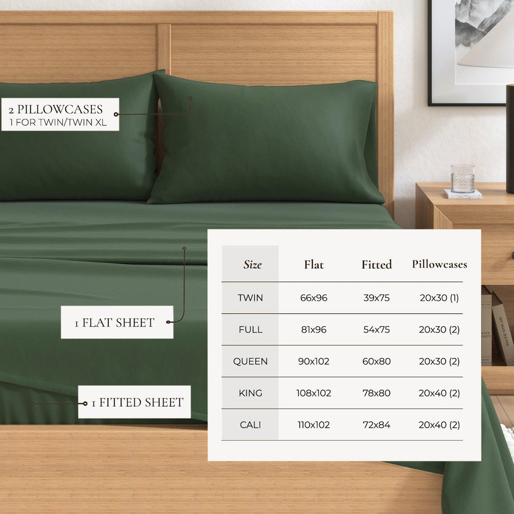 Cotton Solid Flannel Sheet - Nordic Collection Great Bay Home