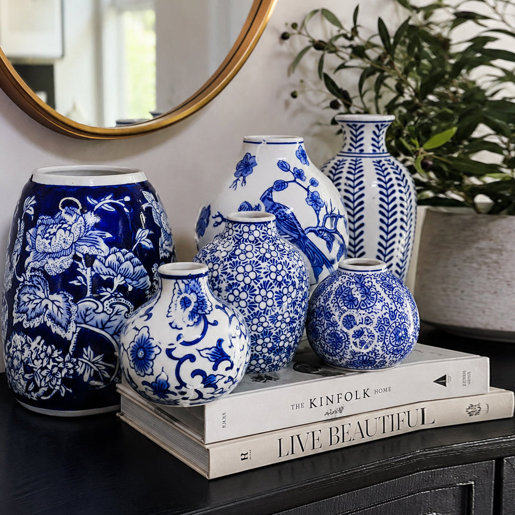 Samira Blue Vases Gia Roma