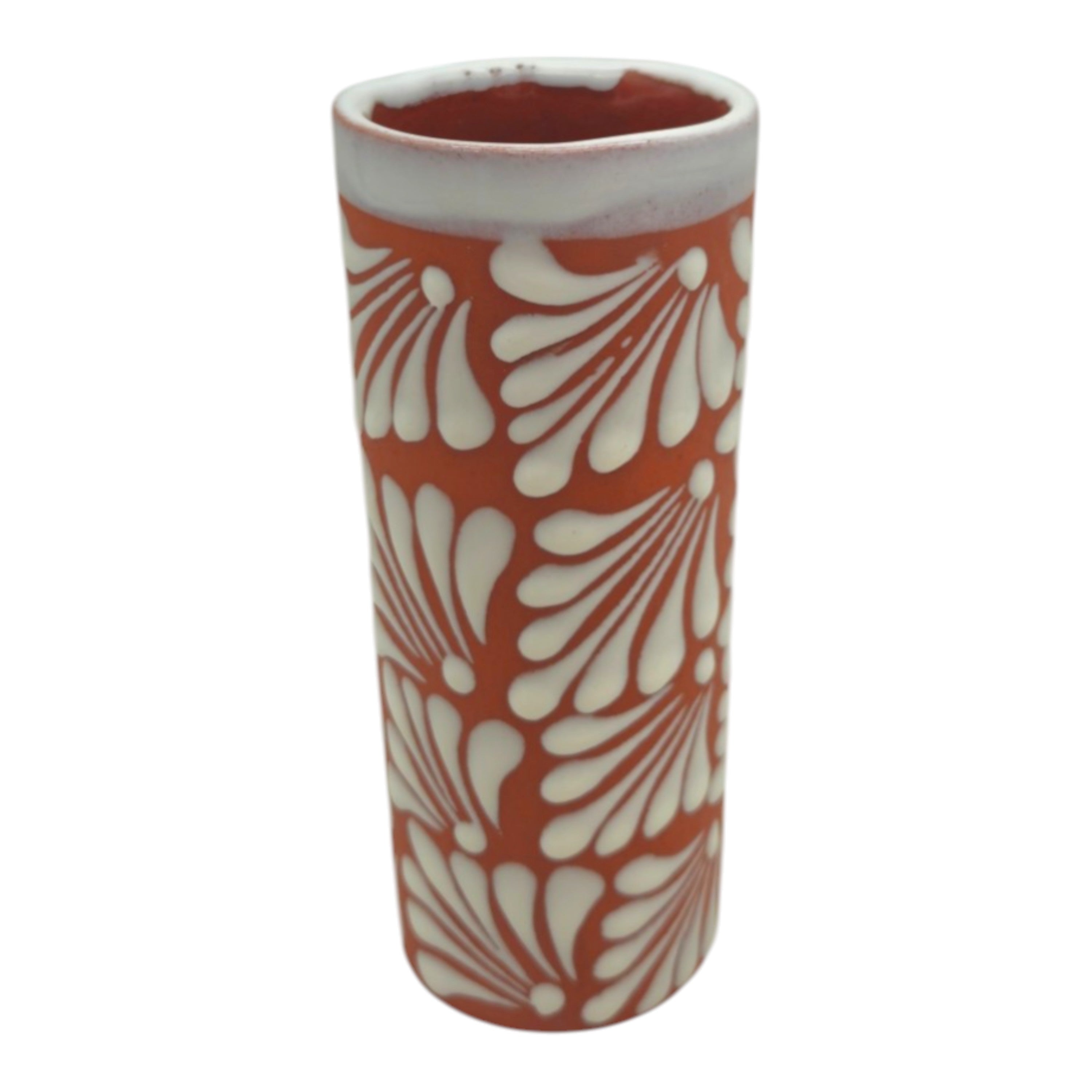 Talavera Brown & White Drinkware Set | Handmade Pitcher & Cups The Talavera Hub