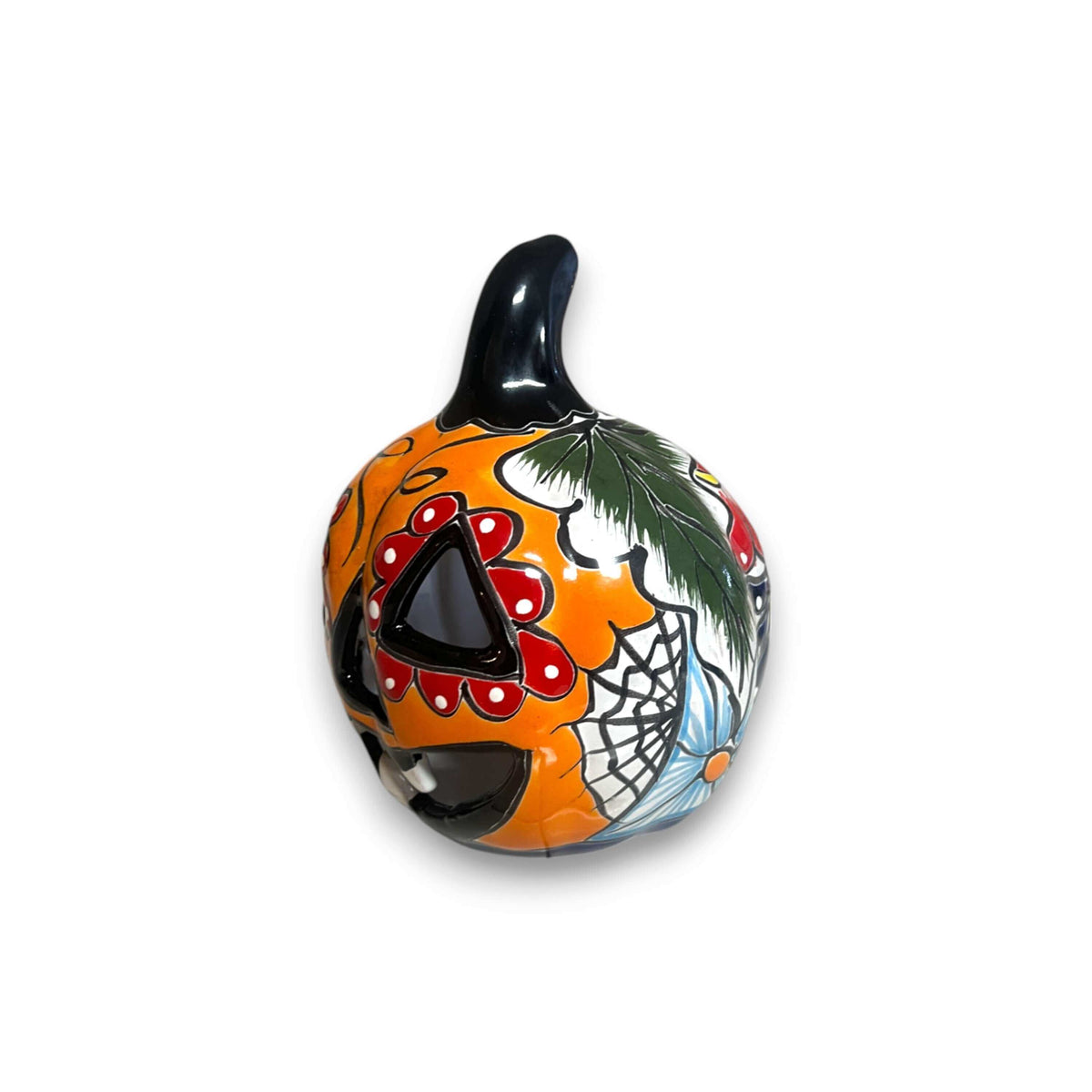 Talavera Jack-O'-Lantern | Colorful Mexican Pumpkin Decor The Talavera Hub