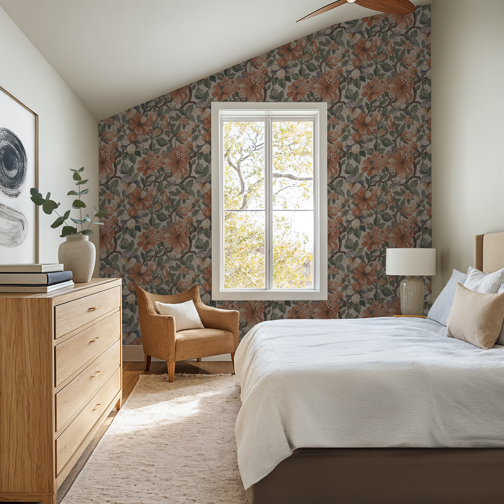 Twyla Wallpaper WALL BLUSH