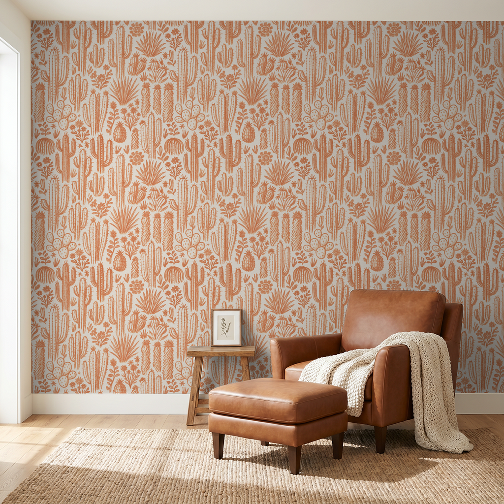 Ocotillo Wallpaper WALL BLUSH
