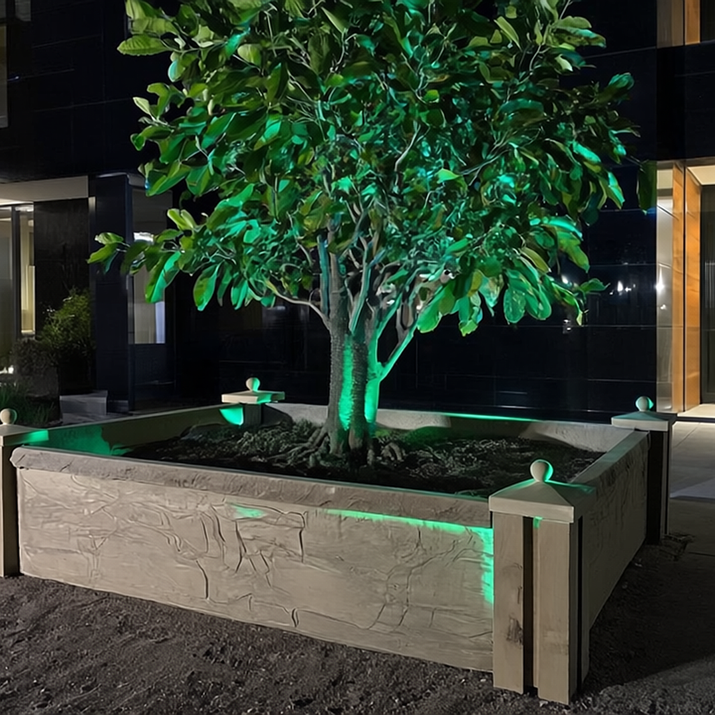 Prefabricated Concrete Garden Bed - Textured Stone HomeBridgePC
