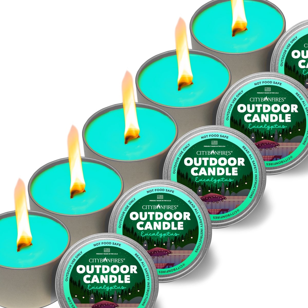 The Outdoor Candle - Eucalyptus City Bonfires