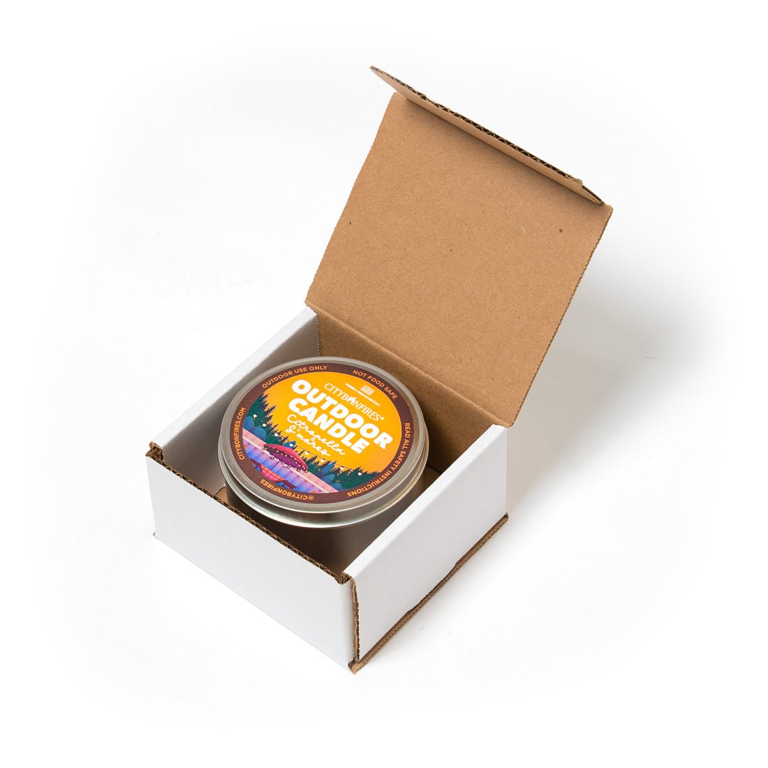 The Outdoor Citronella Candle - S'mores Scent City Bonfires