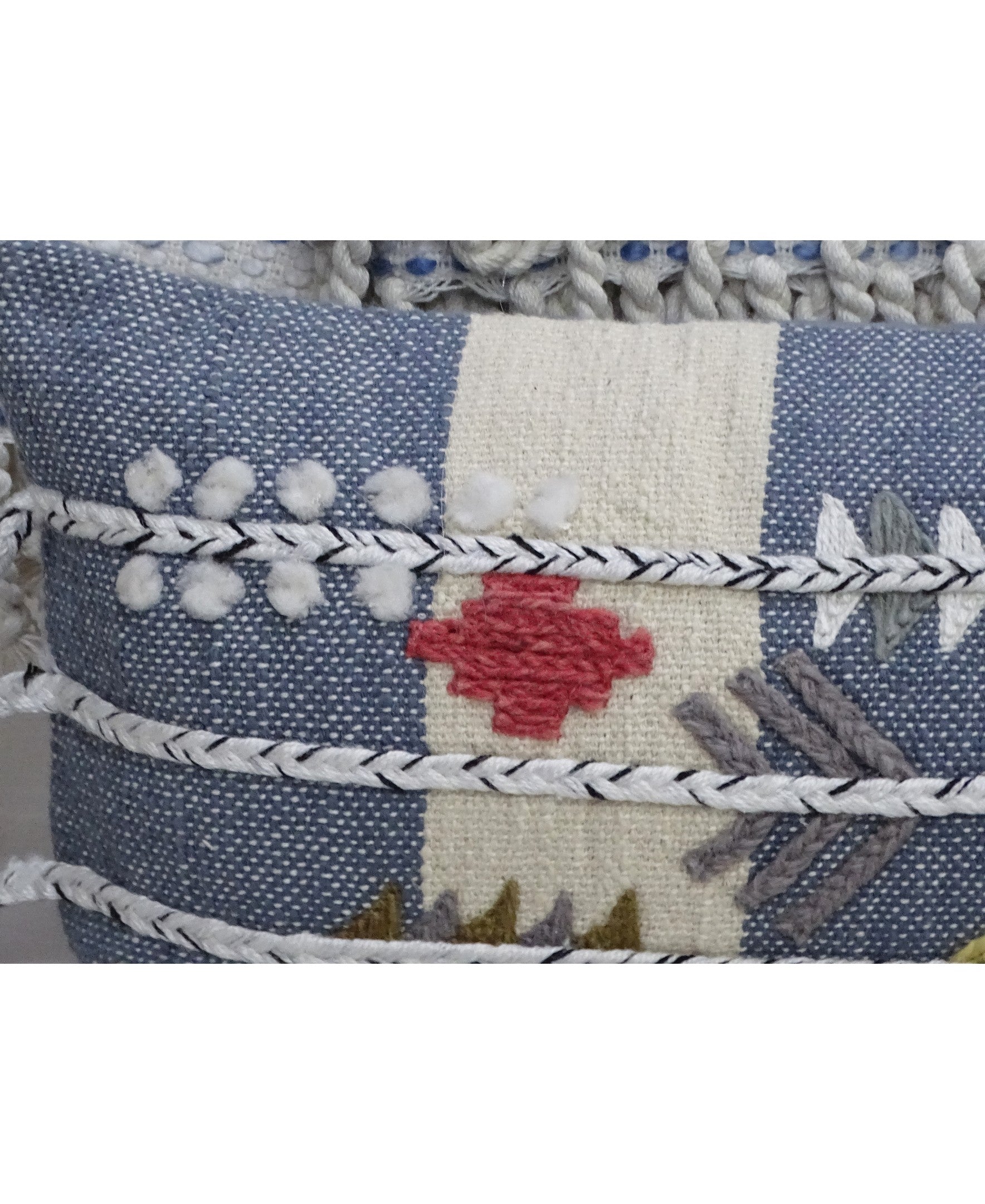 Decorative Embroidery Throw Pillow 12" X 30" Vibhsa