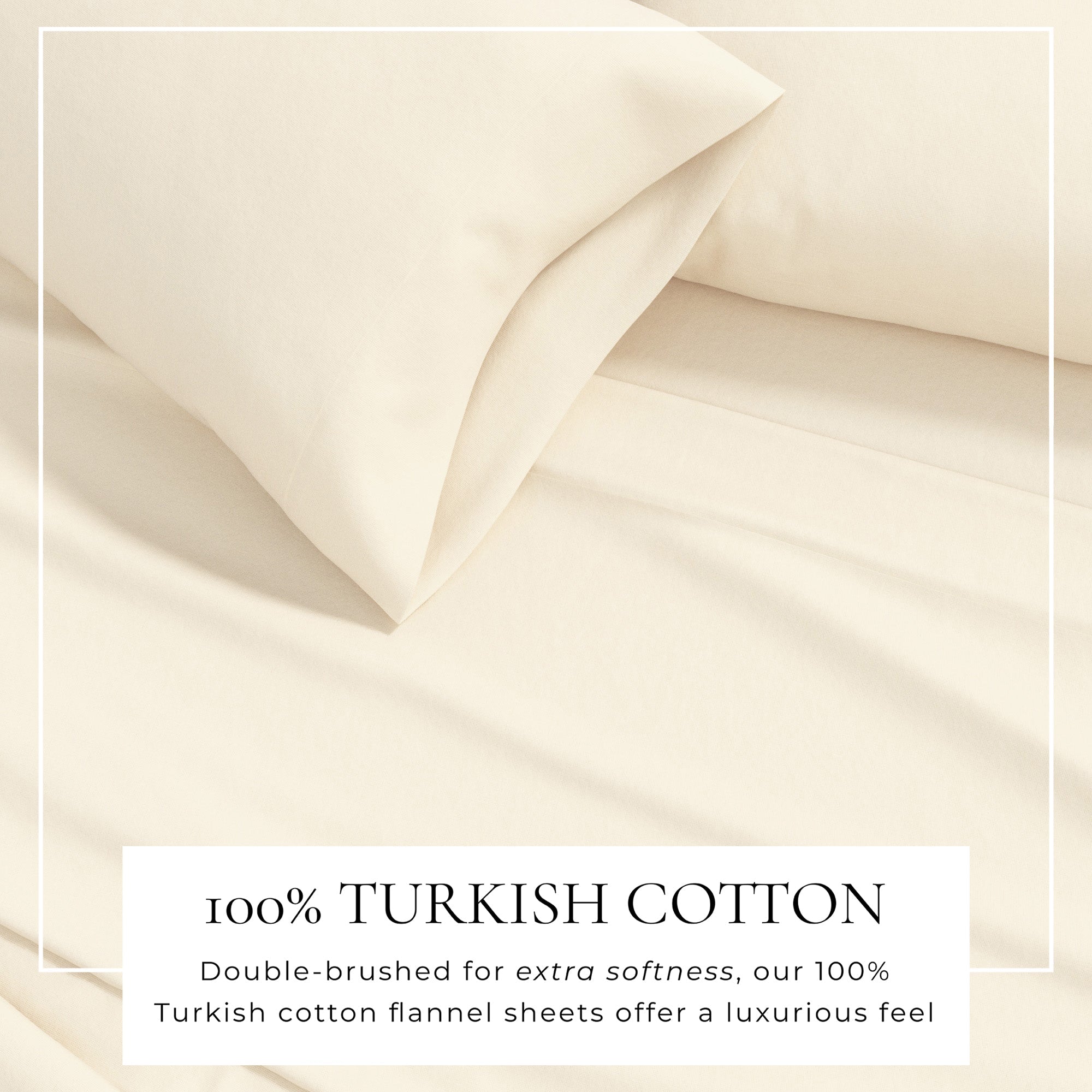 Cotton Solid Flannel Sheet - Nordic Collection Great Bay Home