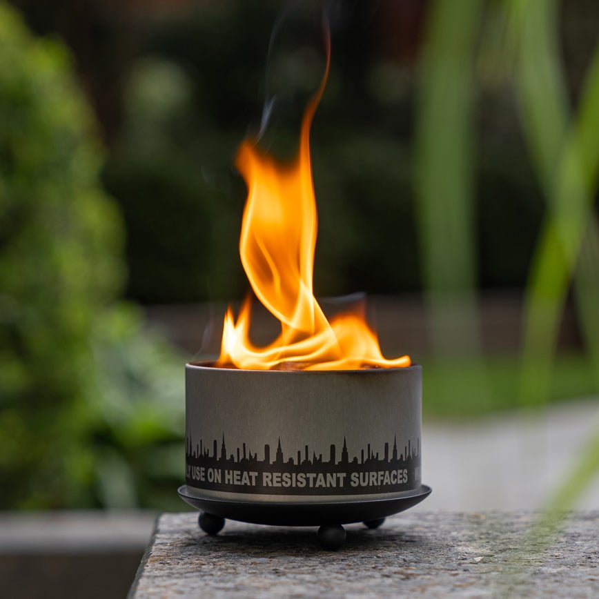 Trivet/Candle Holder City Bonfires