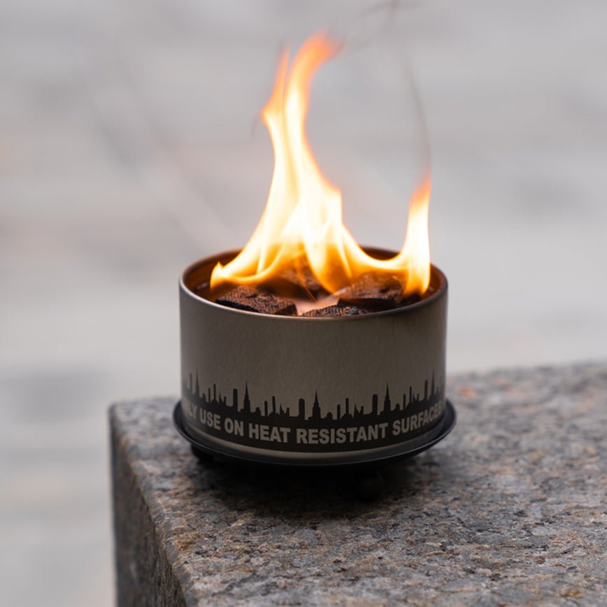 Trivet/Candle Holder City Bonfires