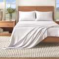 Cotton Solid Flannel Sheet - Nordic Collection Great Bay Home