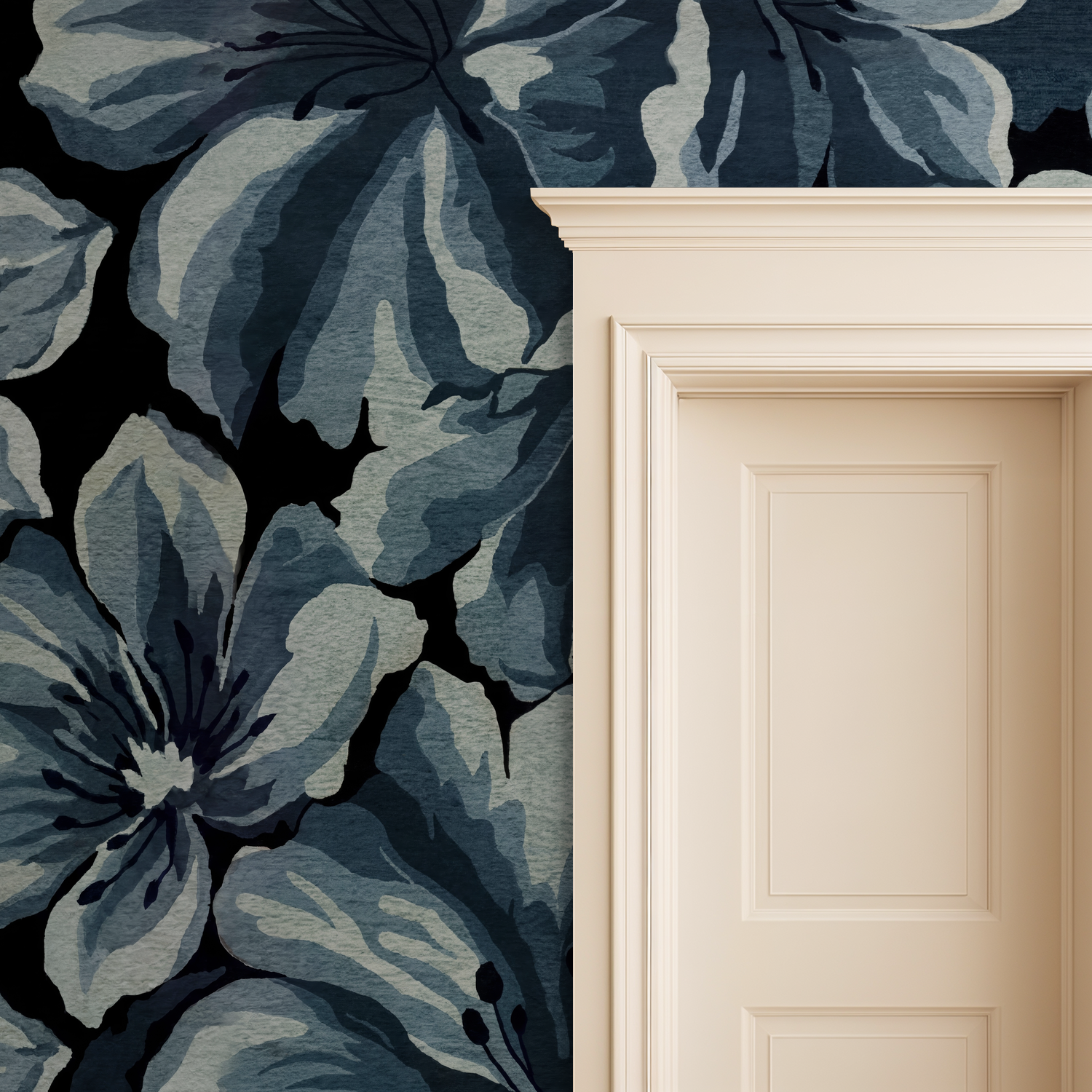 Twilight Blooms Wallpaper WALL BLUSH