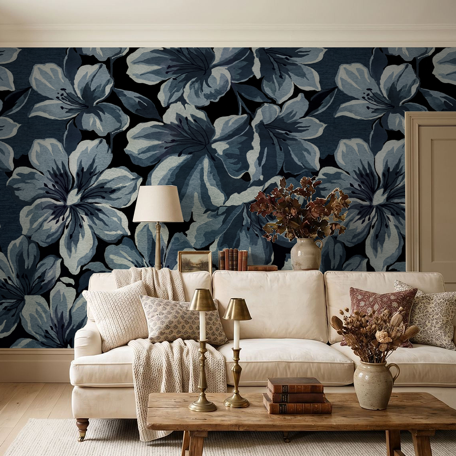 Twilight Blooms Wallpaper WALL BLUSH