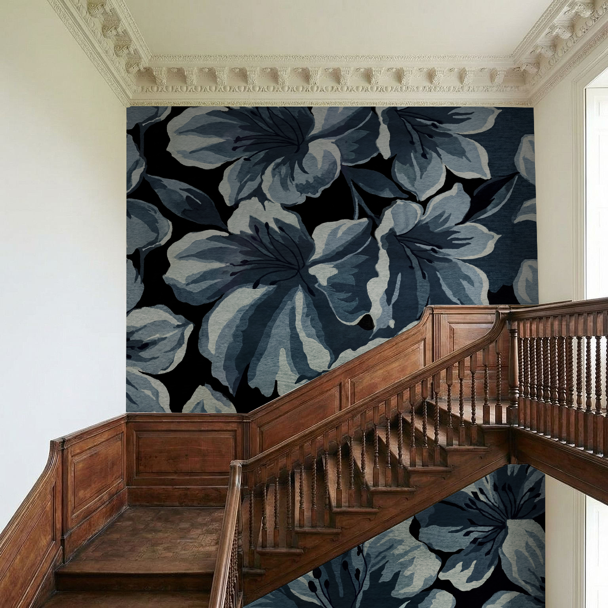 Twilight Blooms Wallpaper WALL BLUSH