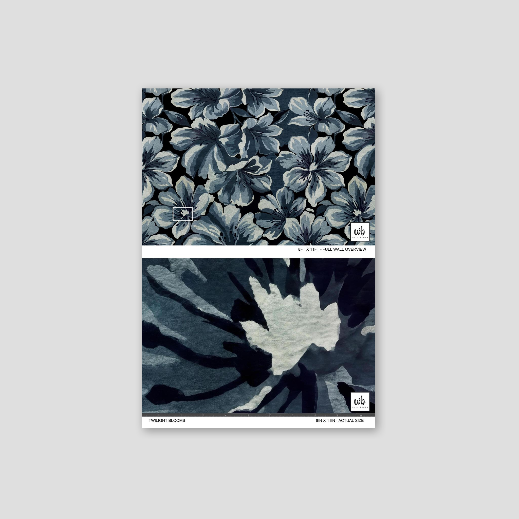 Twilight Blooms Wallpaper WALL BLUSH