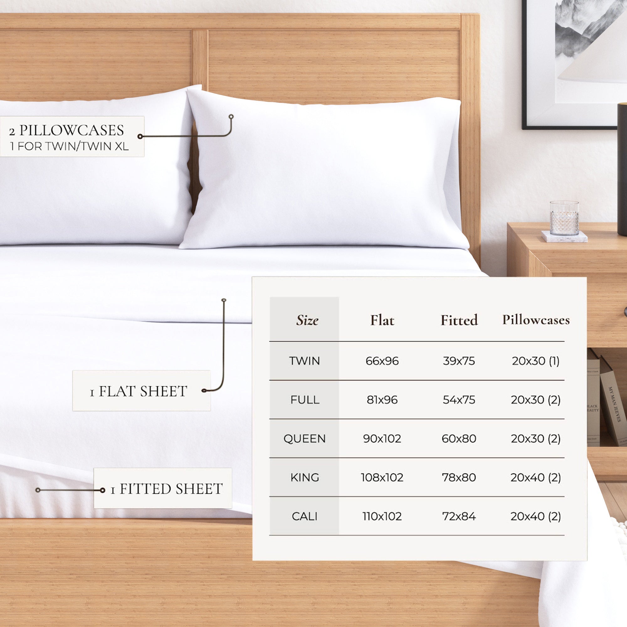 Cotton Solid Flannel Sheet - Nordic Collection Great Bay Home