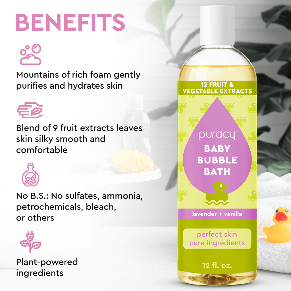 Baby Bubble Bath (Hypoallergenic) Puracy