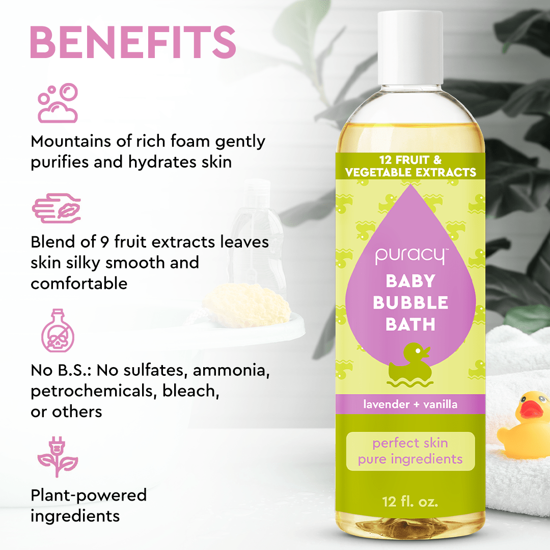 Baby Bubble Bath (Hypoallergenic) Puracy