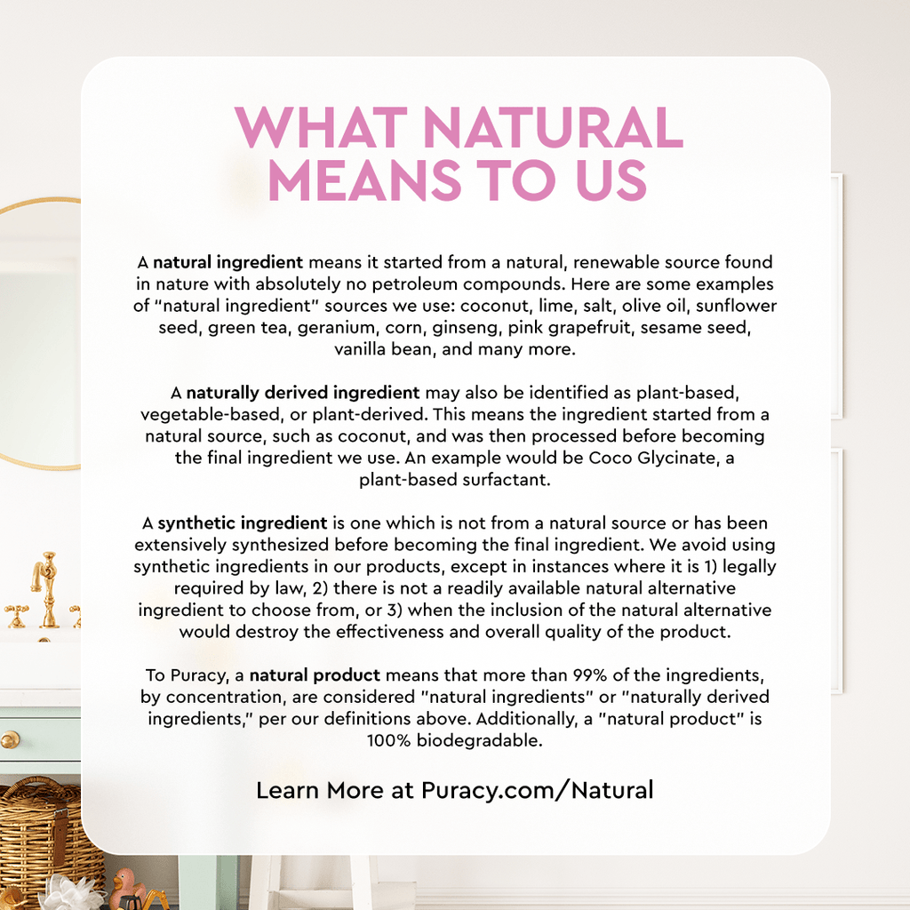 Baby Bubble Bath (Hypoallergenic) Puracy