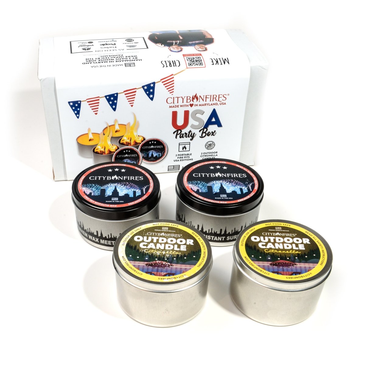 USA Party Box City Bonfires