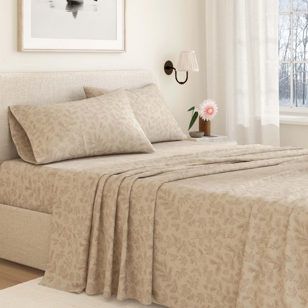 Turkish Cotton Flannel Sheet Set - Elevated Lodge Collection Great Bay Home