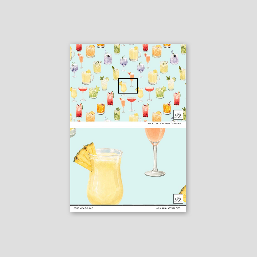 Pour Me A Double Wallpaper WALL BLUSH