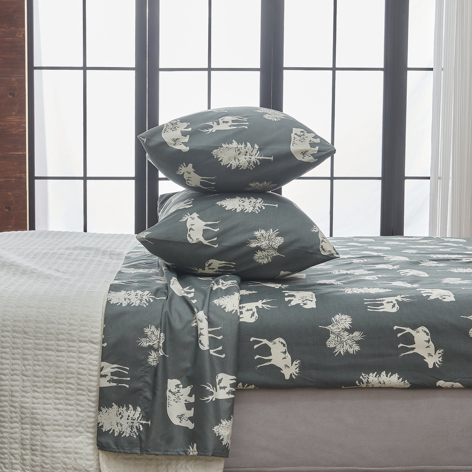 Lodge Printed Sheet Set - Mountain Ridge Collection Great Bay Home