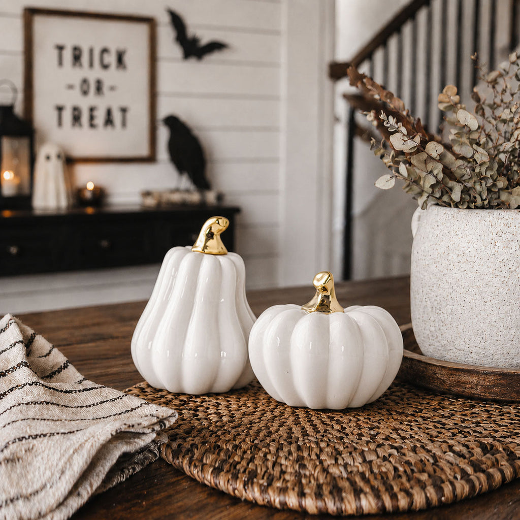 White Luxe Pumpkin Gia Roma