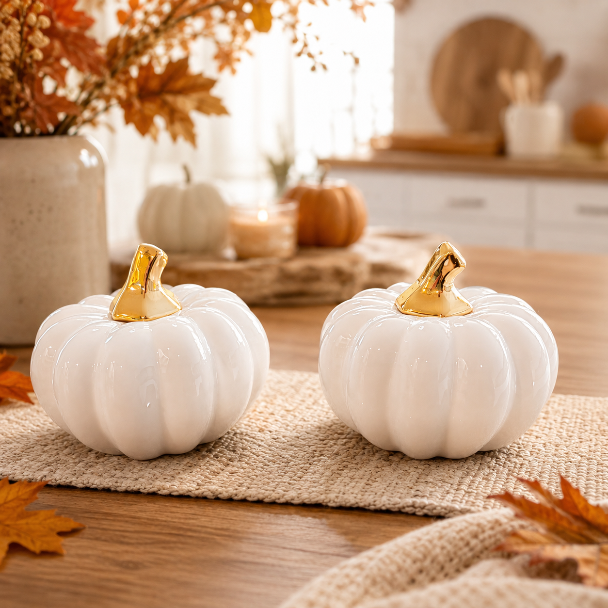 White Luxe Pumpkin Gia Roma