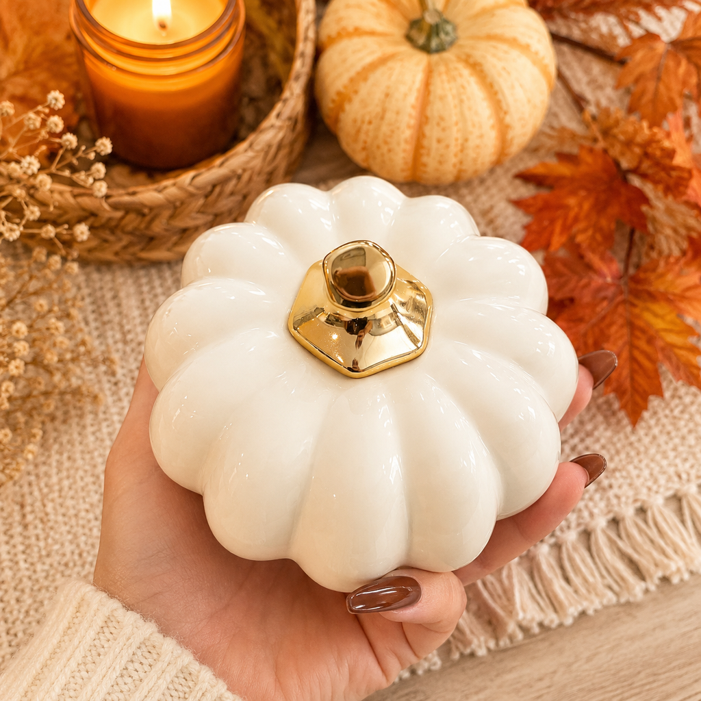 White Luxe Pumpkin Gia Roma