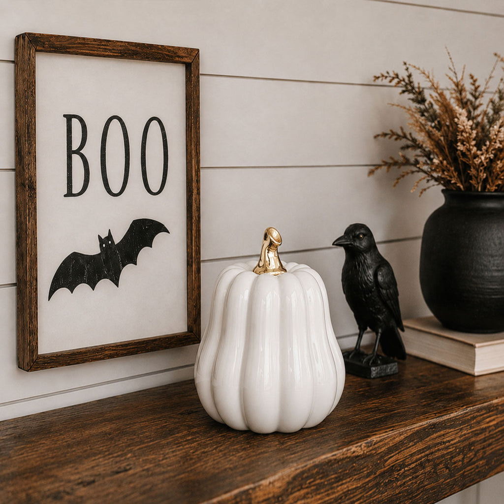 White Luxe Pumpkin Gia Roma