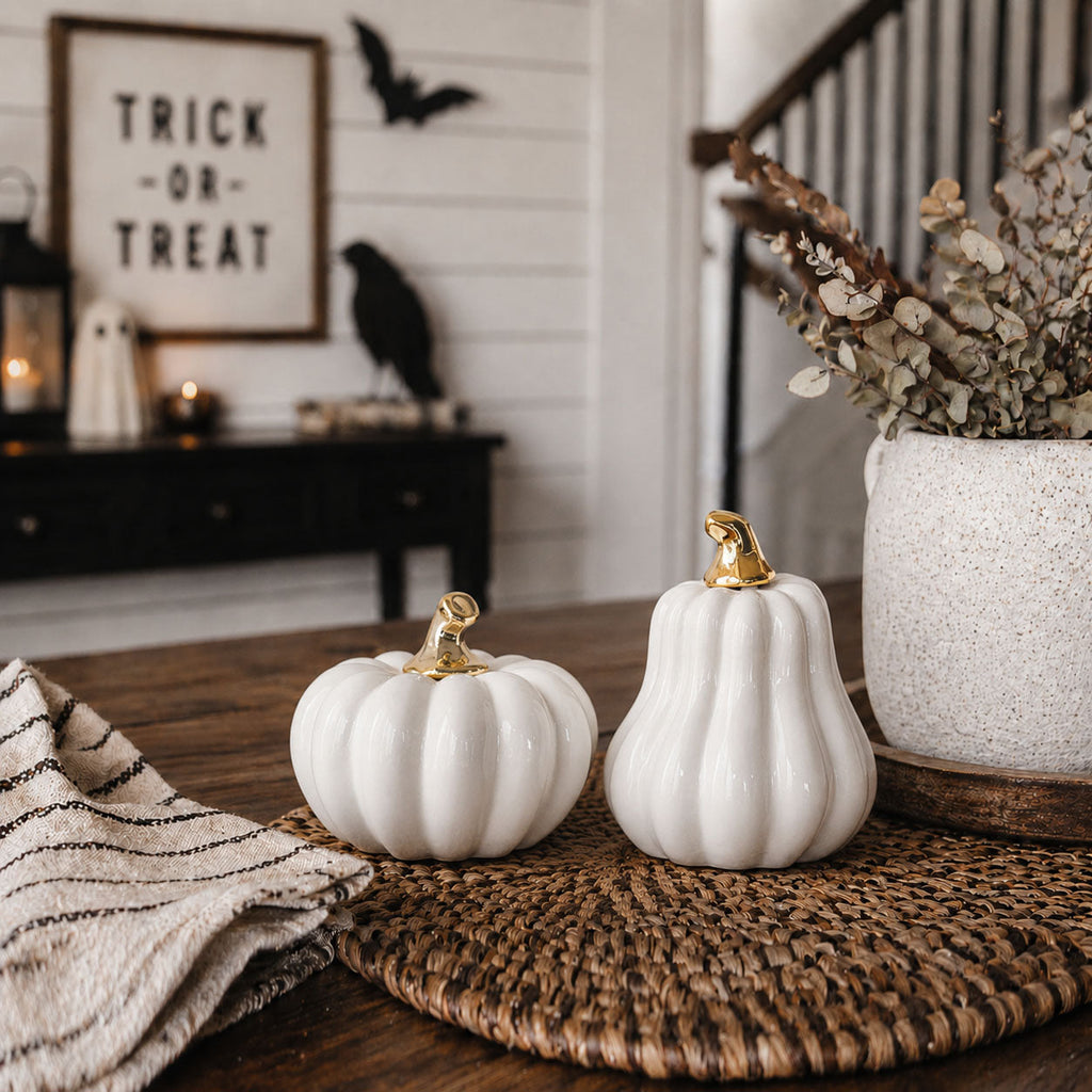 White Luxe Pumpkin Gia Roma