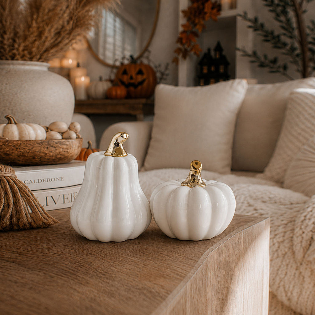 White Luxe Pumpkin Gia Roma