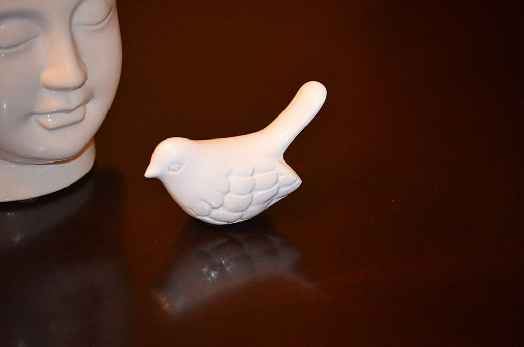 Vibhsa Bird Figurines Symbols of Health & Happiness (White) Vibhsa