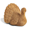 Wicker-Style Resin Turkey Centerpiece Rust & Cinder