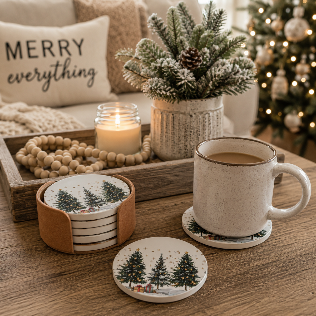 Christmas Coasters Gia Roma
