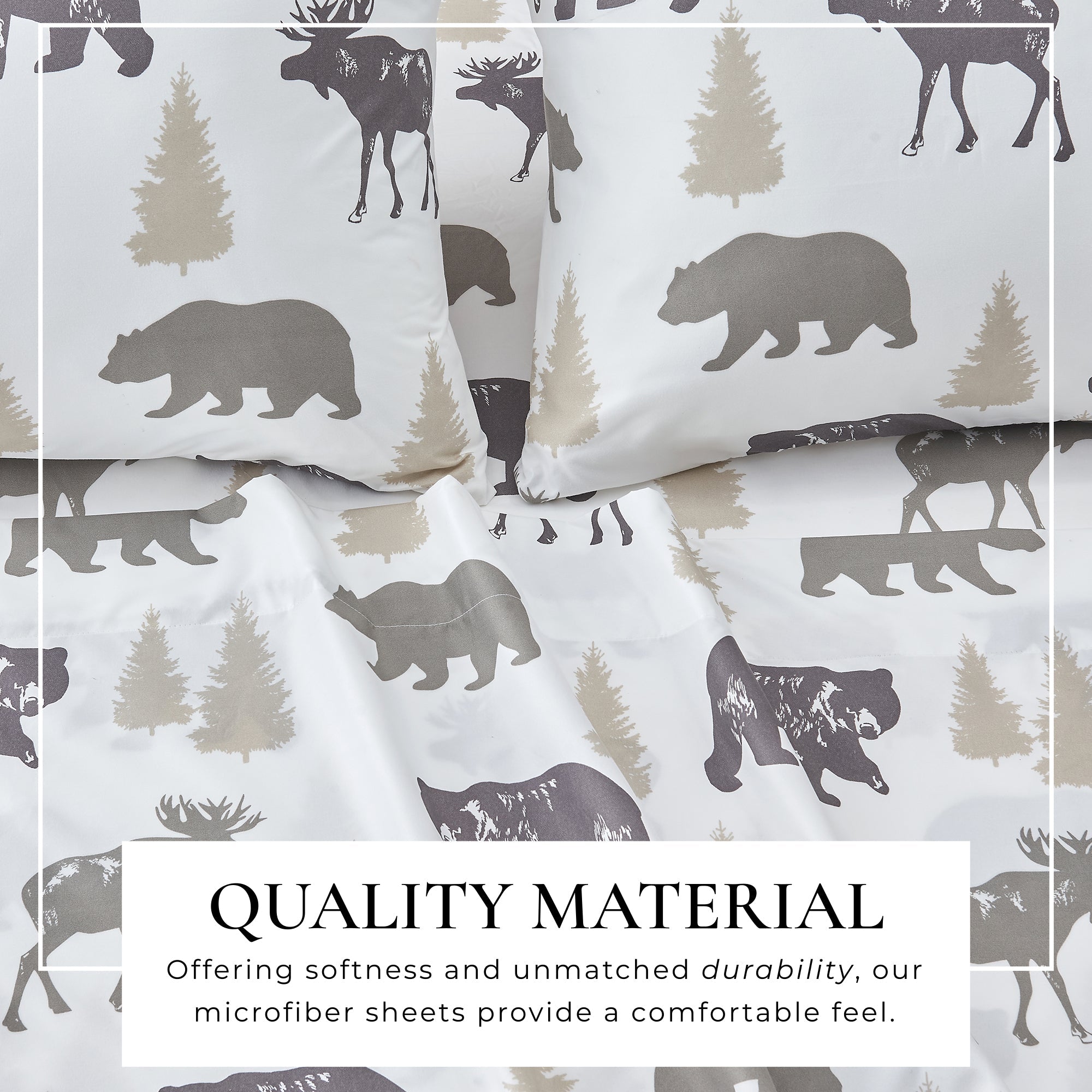 Lodge Printed Sheet Set - Mountain Ridge Collection Great Bay Home