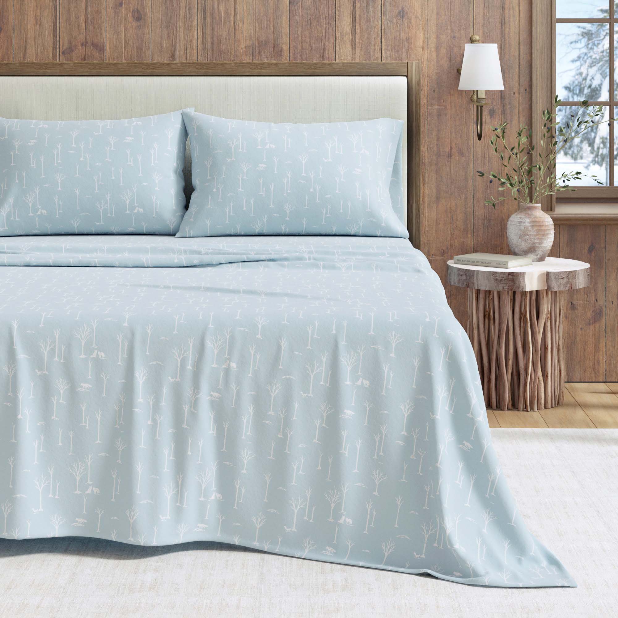 Turkish Cotton Flannel Sheet Set - Elevated Lodge Collection Great Bay Home
