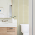 Pinstripe Dot (Yellow) Wallpaper WALL BLUSH