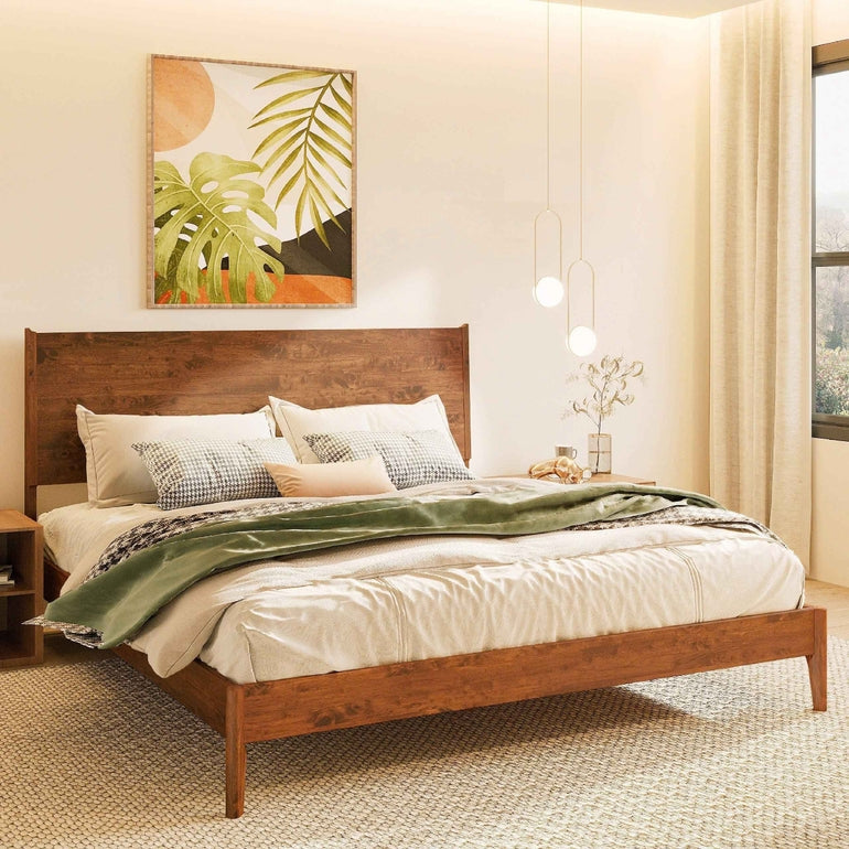 Haven Solid Wood Bed Frame Megsu