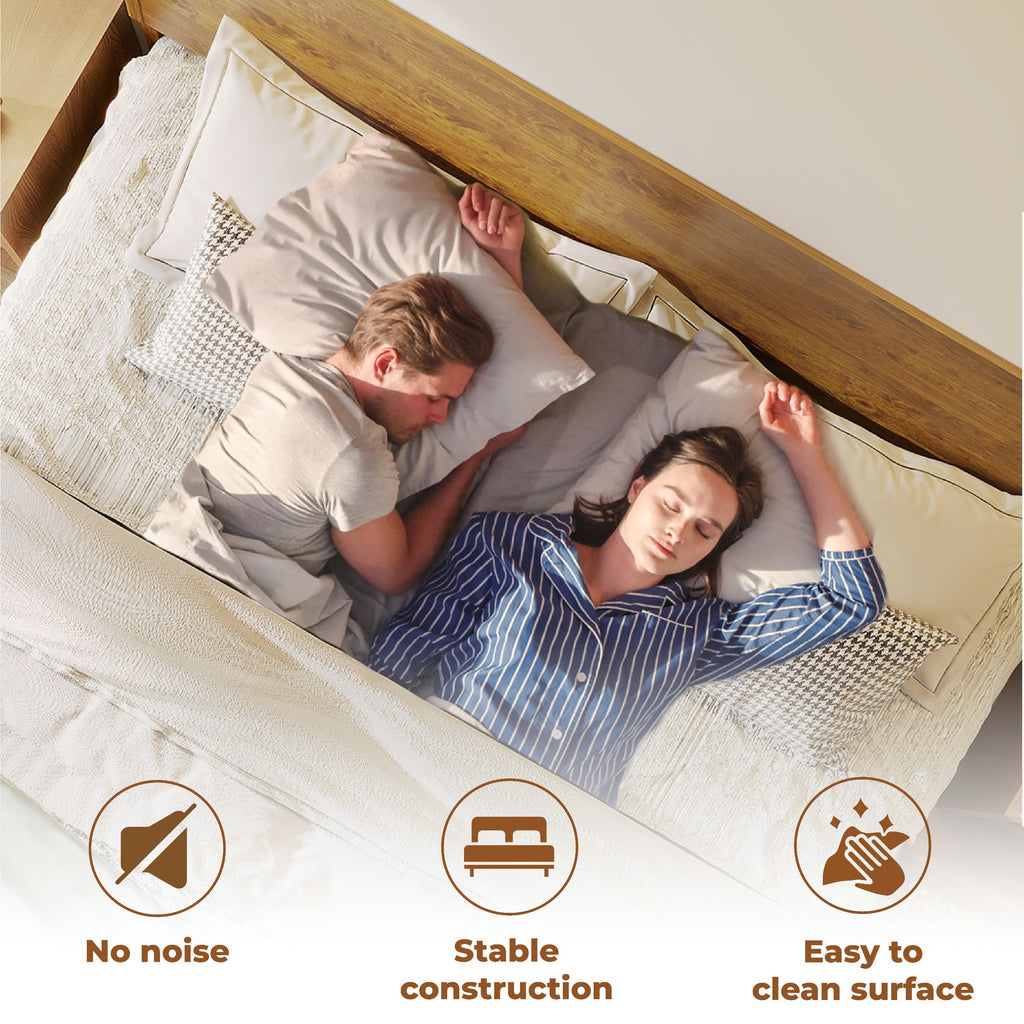 Haven Solid Wood Bed Frame Megsu